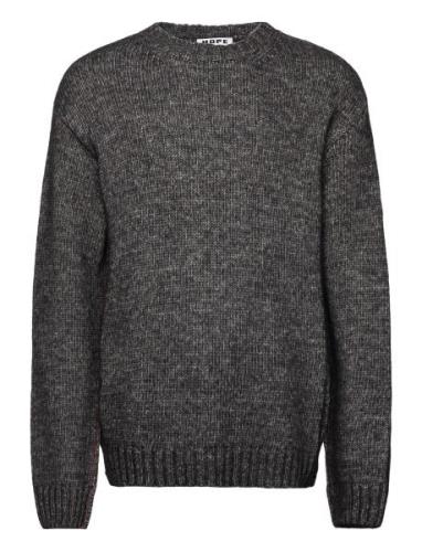 Over D Wool Sweater Black Hope