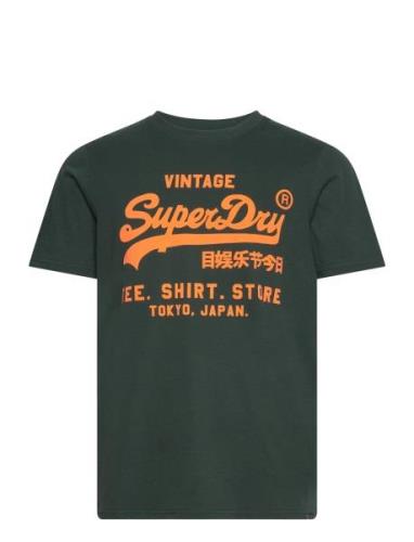 Neon Vl T Shirt Green Superdry