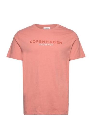 Copenhagen Print Tee S/S Pink Lindbergh