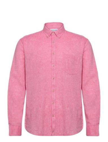 Cotton/Linen Shirt L/S Pink Lindbergh