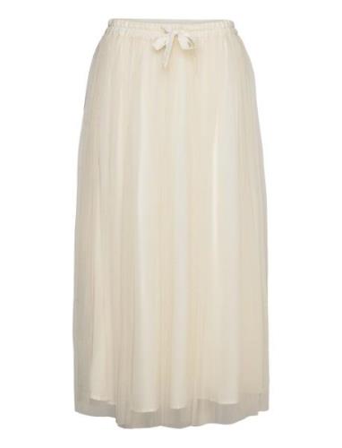 Tulle Skirt Cream A-View