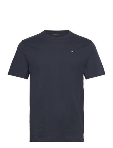 M Cotton Blend T-Shirt Navy J. Lindeberg