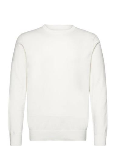 Knitted O-Neck Sweater White Lindbergh