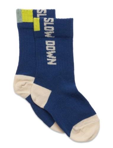 Asle Socks Blue Mp Denmark