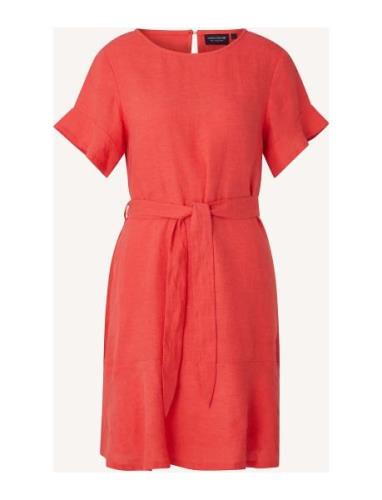 Meghan Linen Dress Red Lexington Clothing