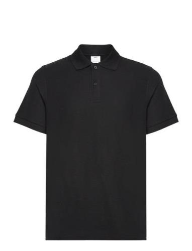 100% Cotton Pique Polo Shirt Black Mango