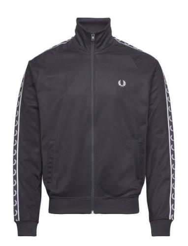 Contrast Tape Track Jkt Navy Fred Perry
