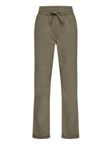 Cotton Jogger-Style Trousers Khaki Mango