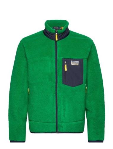 Pile Fleece Jacket Green Polo Ralph Lauren