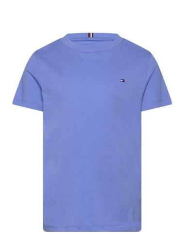 Essential Cotton Tee Ss Blue Tommy Hilfiger
