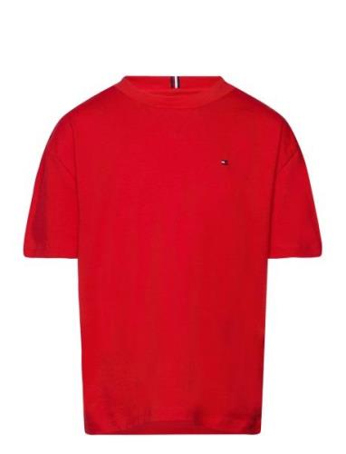 Essential Tee S/S Red Tommy Hilfiger