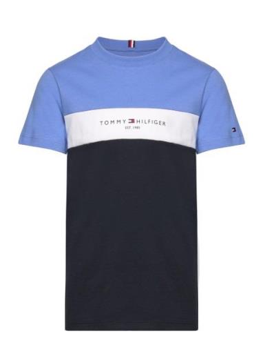 Essential Colorblock Tee S/S Patterned Tommy Hilfiger