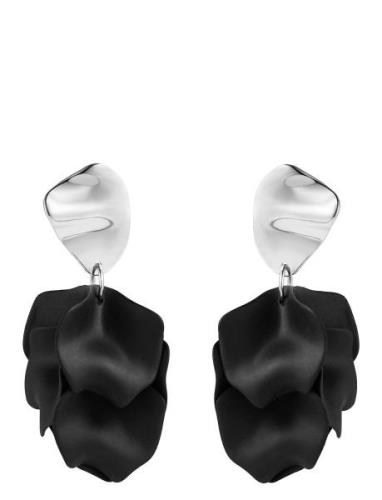 Paloma Earring Black Bud To Rose