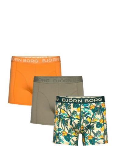 Cotton Stretch Boxer 3P Patterned Björn Borg