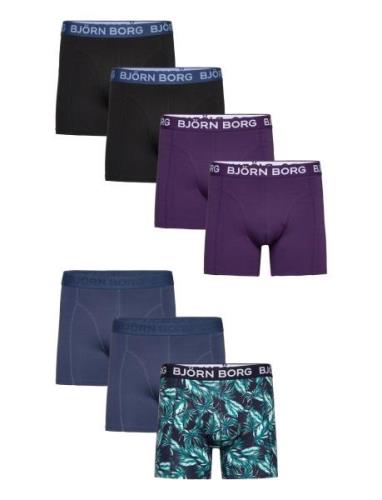 Cotton Stretch Boxer 7P Blue Björn Borg