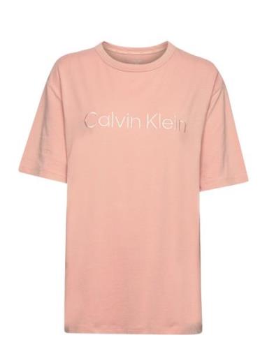 S/S Crew Neck Pink Calvin Klein