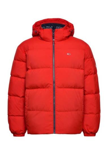 Tjm Essential Down Jacket Red Tommy Jeans
