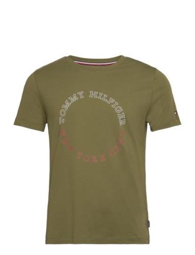 Monotype Roundle Tee Green Tommy Hilfiger