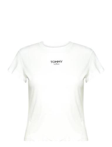Tjw Bby Essential Logo 1 Ss White Tommy Jeans