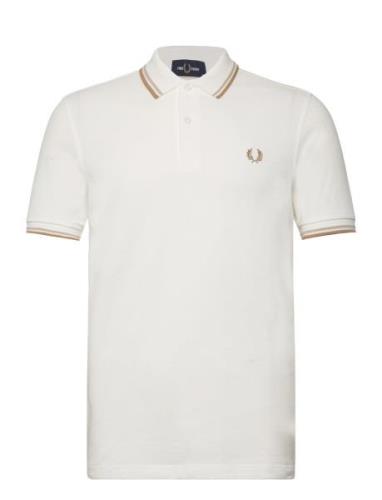 Twin Tipped Fp Shirt White Fred Perry