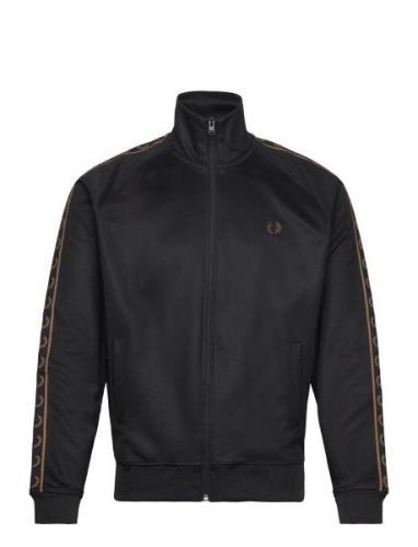 Contrast Tape Track Jkt Black Fred Perry