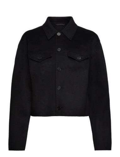 Short Wool Cashmere Jacket Black Filippa K