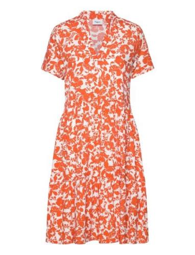 Edasz Ss Dress Orange Saint Tropez