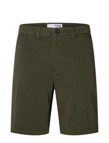 Slhslim-Miles Flex Shorts Noos Green Selected Homme