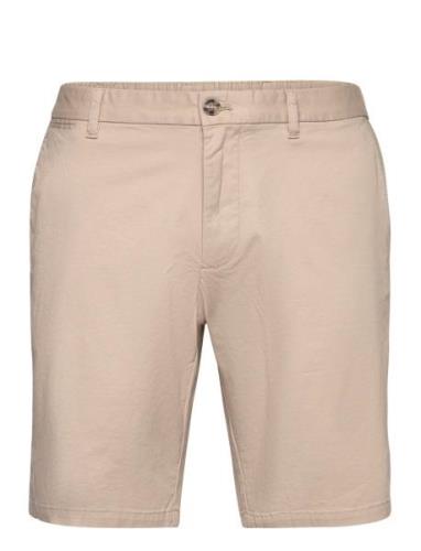 Slim-Fit Chino Cotton Bermuda Shorts Beige Mango