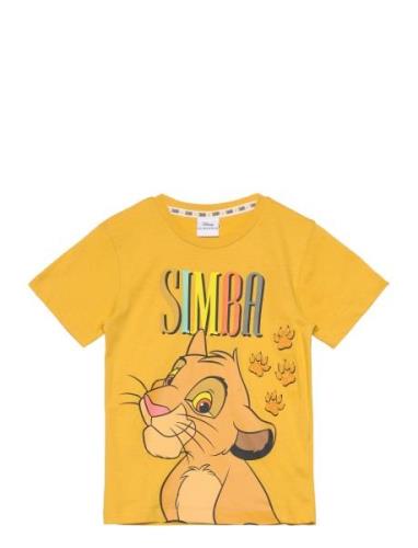 Short-Sleeved T-Shirt Yellow Disney