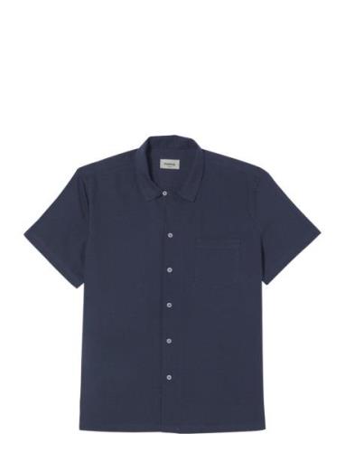 Short Sleeve Shirt Blue Pompeii