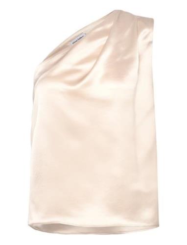 Elle Satin Tank Beige Ahlvar Gallery