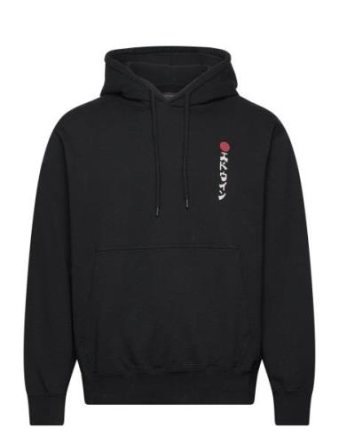 Kamifuji Hoodie Sweat - Black Black Edwin