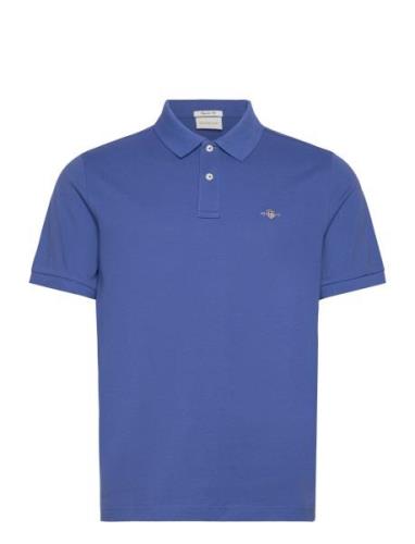 Reg Shield Ss Pique Polo Blue GANT