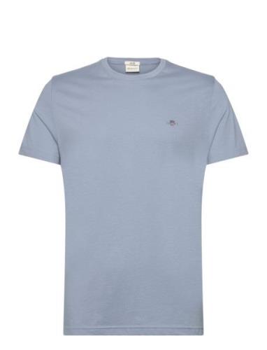 Slim Shield Ss T-Shirt Blue GANT