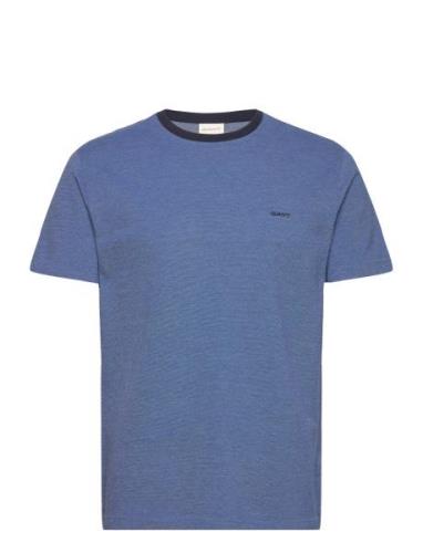 4-Col Oxford Regular Ss T-Shirt Blue GANT