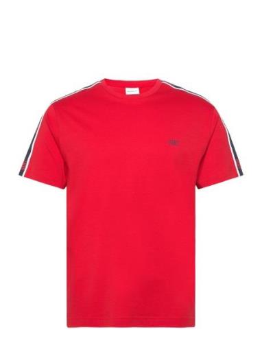 Shoulder Tape Ss T-Shirt Red GANT
