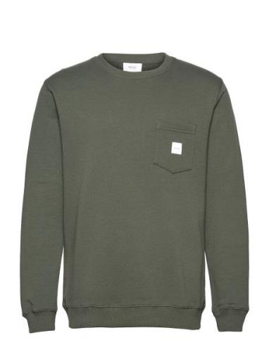 Square Pocket Sweatshirt Green Makia