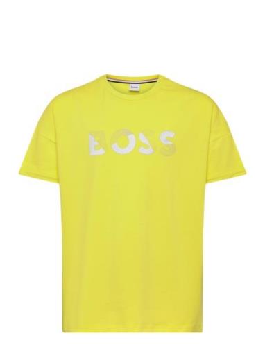 Short Sleeves Tee-Shirt Yellow BOSS