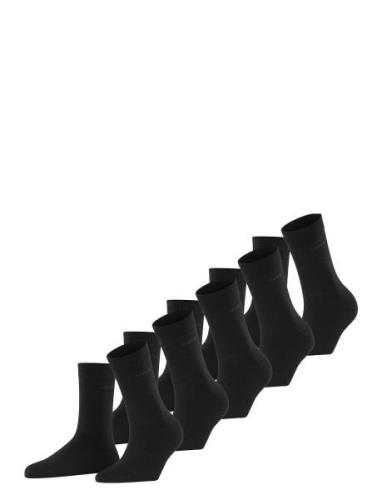 Solid So 5P Black Esprit Socks