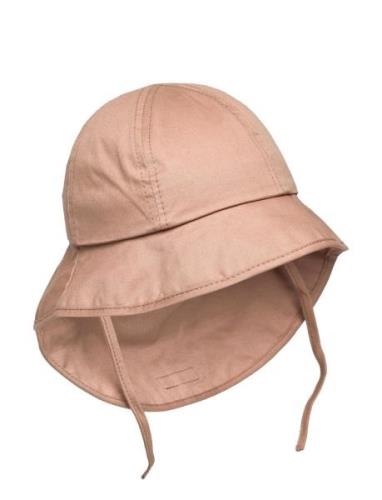 Summer Hat W. String Beige En Fant