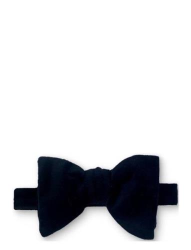 Velvet Bow Tie Navy Portia 1924