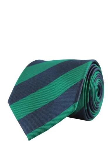Striped Silk Tie Green Portia 1924