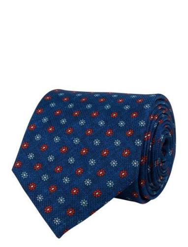 Pattern Silk Tie Blue Portia 1924