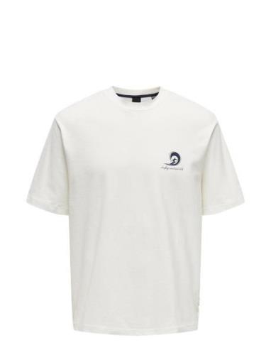 Onsmilo Rlx Coast Ss Tee White ONLY & SONS