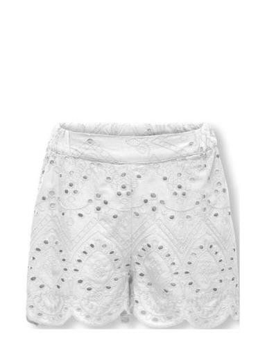 Kogcleo Life Emb Shorts Wvn White Kids Only