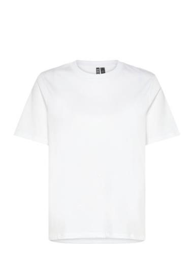 Pcria Ss Solid Tee Jrs Noos Bc White Pieces