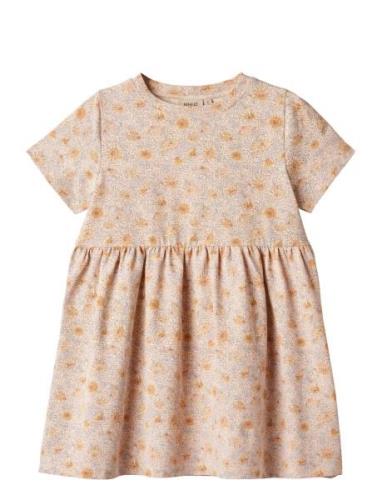 Jersey Dress S/S Anna Beige Wheat