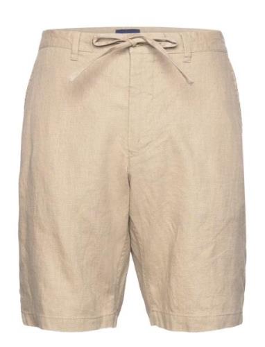 Relaxed Linen Ds Shorts Cream GANT