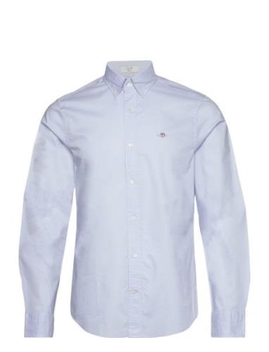 Slim Poplin Shirt Blue GANT